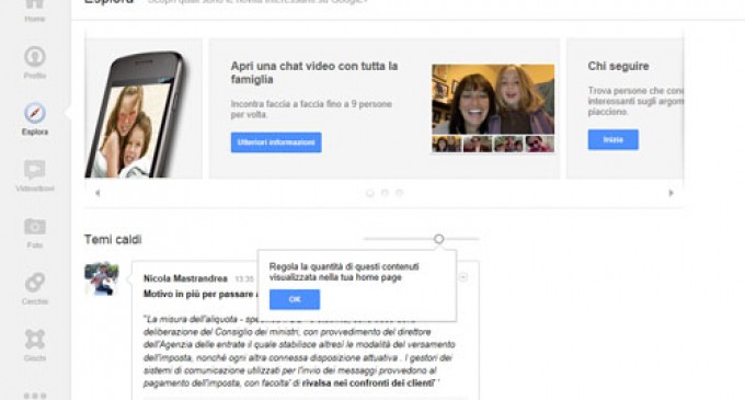 Google+ si aggiorna ecco le novità – Video