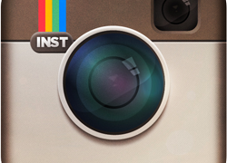 Il logo di Instagram, l'app mobile per la condivisione di foto e immagini