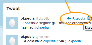 Pulsante risposta su Twitter per un tweet perfetto