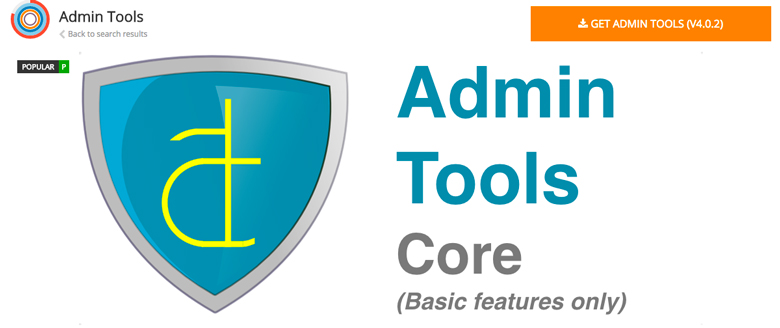 plugin di sicurezza per Joomla! add-on Admin Tools plugin di sicurezza per Joomla! Admin Tools