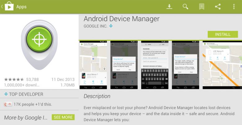 App per ritrovare uno smartphone Android Android Device Manager: app per ritrovare uno smartphone Android