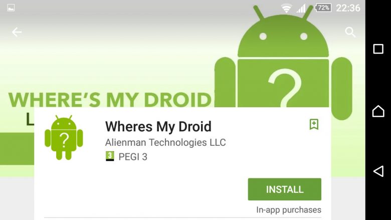 Wheres my Droid: app per rintrovare uno smartphone Android Alienman Technologies presenta Wheres My Droid, app una per ritrovare uno smartphone Android