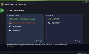AVG Internet Security 2014 - Funzione di Protezione Email