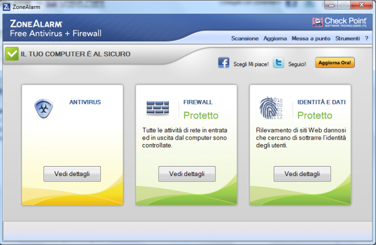Zone Alarm Antivirus e Firewall 2013. Prova e consigli per l’uso Zone Alarm Antivirus e Firewall 2013. Prova e consigli per l’uso
