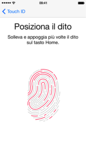 sensore impronta digitale - iPhone iOS7