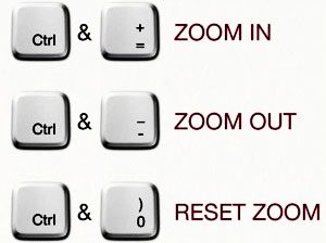 Browser zoom