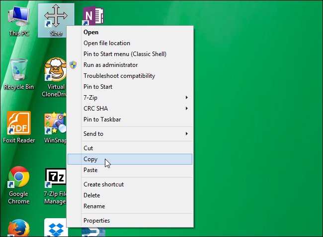 Aggiungere programmi alla barra di avvio: copiare un collegamento sul desktop