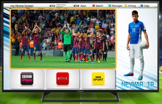 Ecco la schermata Home personalizzabile del Panasonic Smart Viera