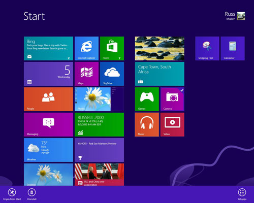 Personalizzare la schermata Start di Windows 8: rimuovi le tiles superflue