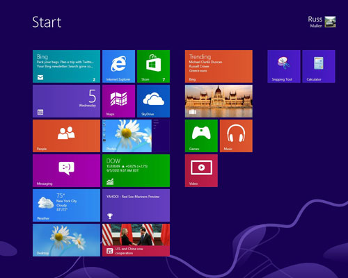 Personalizzare la schermata Start di Windows 8: organizza gli elenchi di tiles