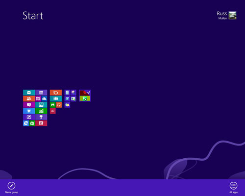 Personalizzare la schermata Start di Windows 8: lavorare sui gruppi di tiles