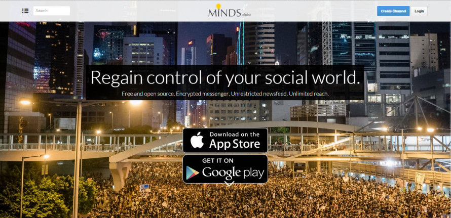 Minds.com, diversamente dagli altri Social la visibilità degli utenti dipenderà dal loro grado di attività.