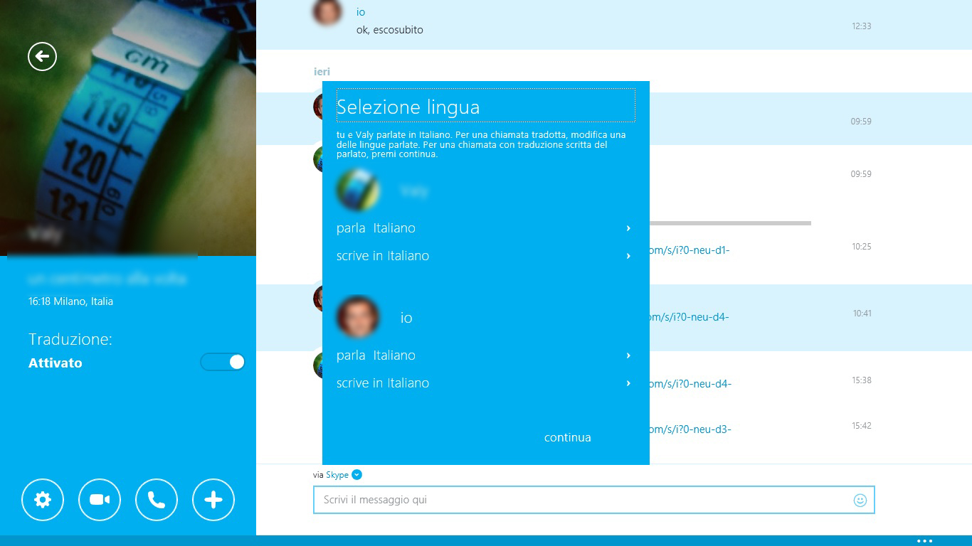 traduttore per skype