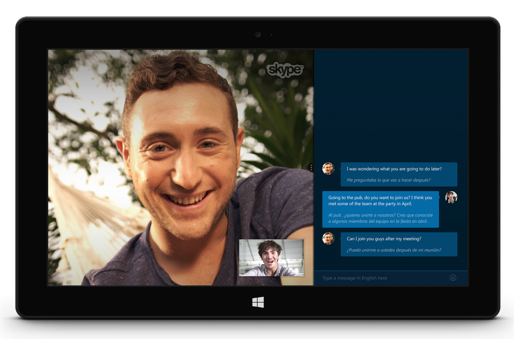 Skype Translator, come funziona: le chat vocali vengono tradotte simultaneamente.