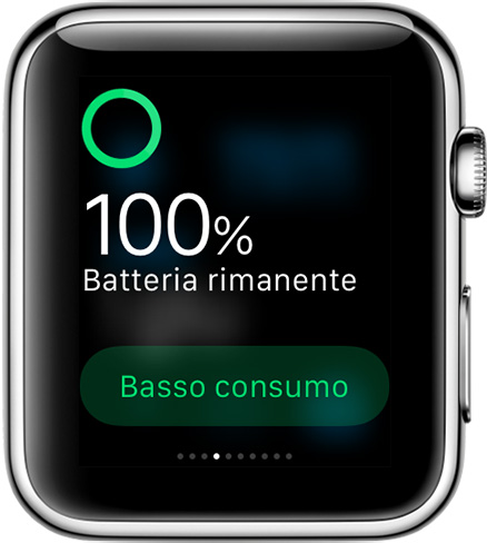 Apple Watch. Come settarlo in 5 passi. Carica rimanente