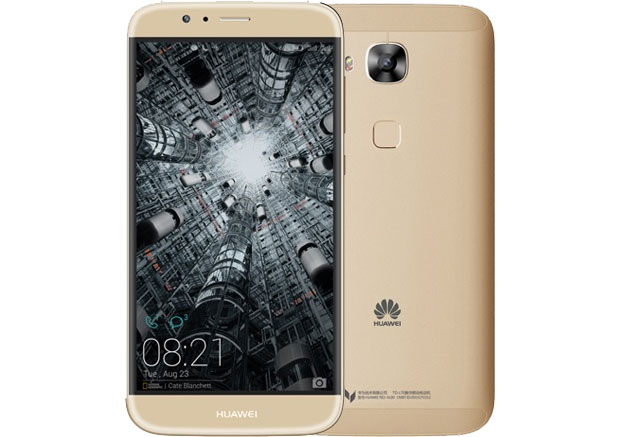 Huawei G8: caratteristiche del design. Il G8 ha uno schermo da 5,5 pollici ed è disponibile in tre varianti di colore: nero, bianco e oro (come nell'immagine)