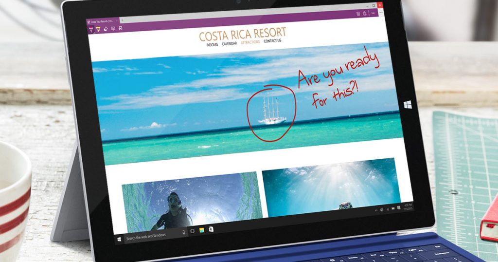 Come usare Microsoft Edge. Edge è il primo browser che permette di inserire note, evidenziare il testo. scrivere e tagliare la pagina web. 