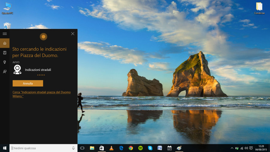 Windows 10: l'assistente vocale Cortana rappresenta una delle novità più attese e interessanti.