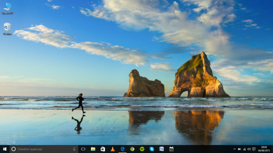 Windows 10, l'interfaccia grafica riprende gli elementi migliori delle precedenti versioni, aggiungendo nuove funzioni.