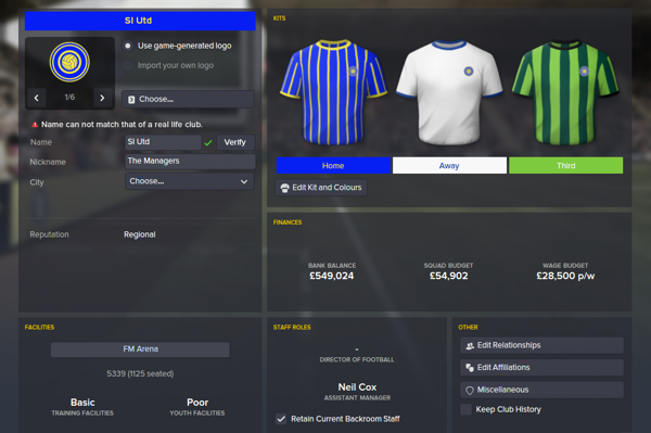 Football Manager 2016. Tutte le novità più belle: da questa edizione potrete competere con la squadra creata da voi stessi grazie alla modalità Crea il tuo Club