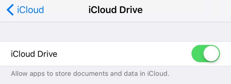 iOS 9, i trucchi: iCloud Drive ha un collegamento diretto dalla schermata principale del dispositivo.