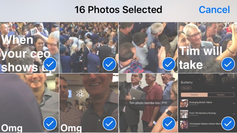 iOS 9, i trucchi: selezionare foto multiple è molto più veloce e intuitivo.