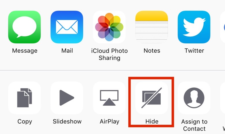 iOS 9, i trucchi: le foto possono essere nascoste per aumentare la privacy.