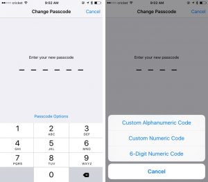 La sicurezza di iOS 9: più combinazioni con il nuovo codice