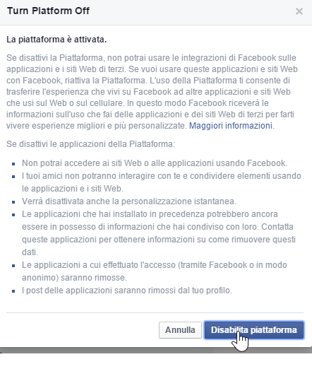 Per chi desidera la massima privacy, è possibile eliminare le app Facebook con un unico clic.