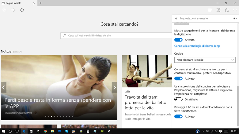 Sicurezza Windows 10: anche il browser Edge permette di personalizzare le impostazioni di privacy e proteggere dagli sguardi di Microsoft molte delle nostre abitudini di navigazione.