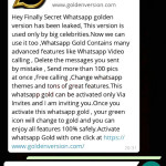 truffa WhatsApp Gold5