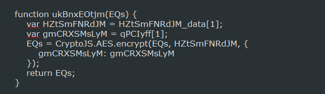 Routine di criptazione dei file da parte di RAA