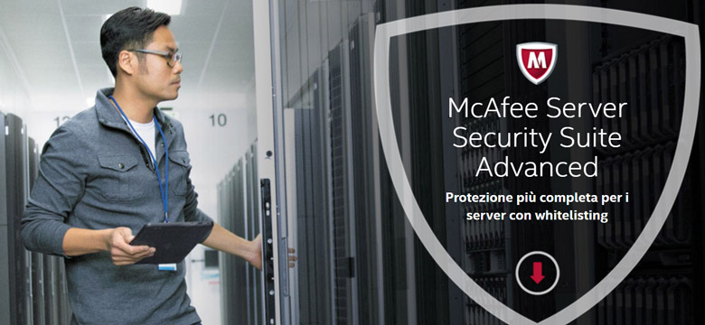 software per la sicurezza dei server mcafee server security suite advanced