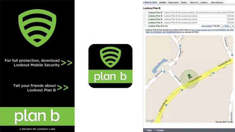 L'ultima speranza per gli utenti Android è l'app per ritrovare uno smartphone di Lookout, Plan b
