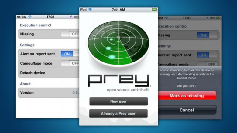 Prey anti-theft: app open source per ritrovare uno smartphone perso