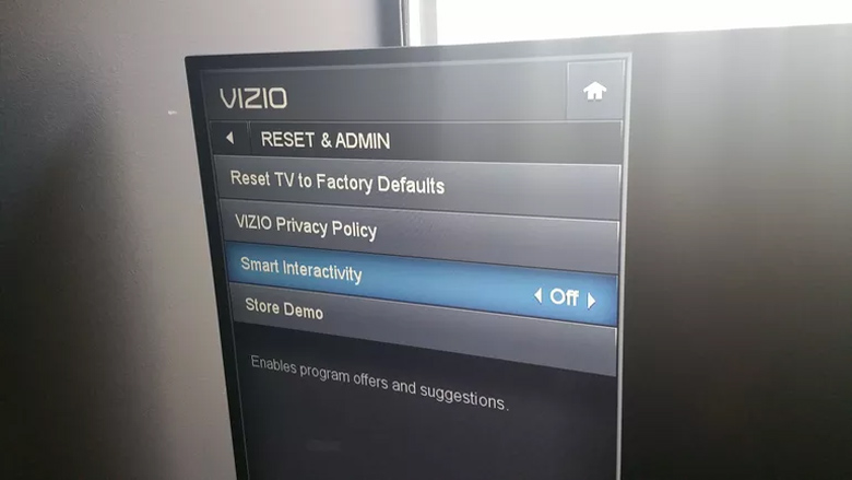 Funzione Smart Interactivity della Smart Tv Vizio