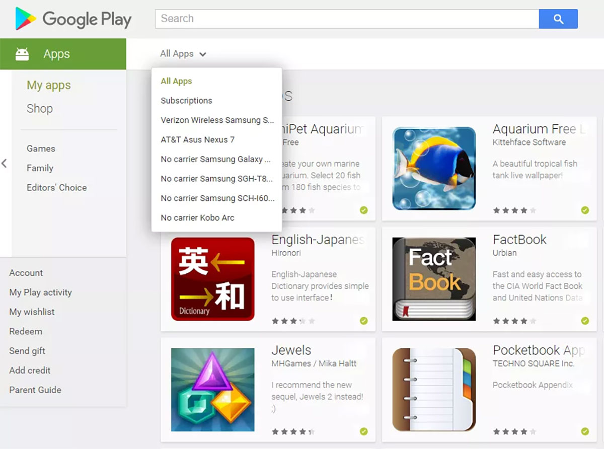 Come Vedere Le Mie App Su Play Store