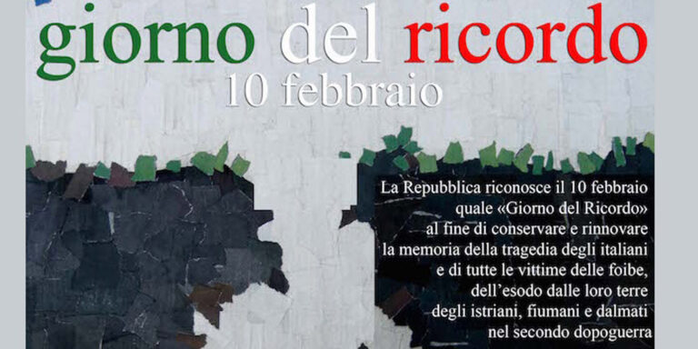 Il Giorno del Ricordo. Le foibe e l’esodo. Un orrore da ricordare