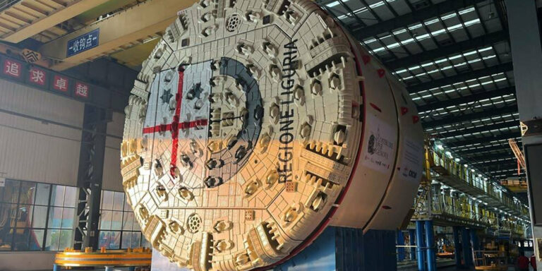 Scolmatore del Bisagno: la Super-Talpa cinese è pronta Scolmatore del Bisagno: la Super-Talpa cinese è pronta