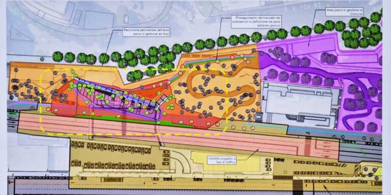 Genova: sventrato un parco per creare il tunnel subportuale