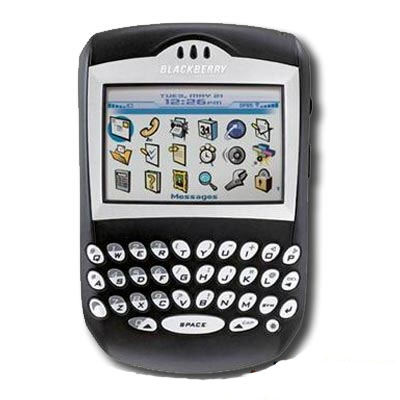 Il BlackBerry 7290. Ottimo per le mail, ma non per altro